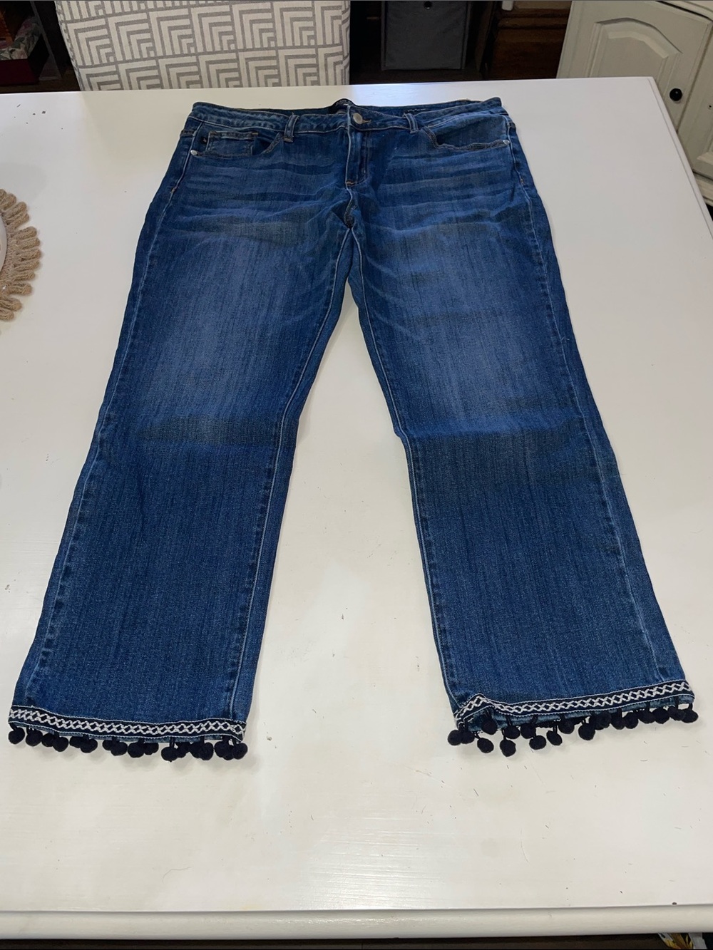 Judy Blue straight fit cropped jeans size 15